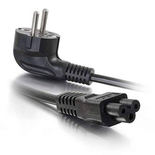 Cabo de Alimentação C2G (C5 - C5 - 1 m - Preto) C2G - Adaptadores de energia e carregadores - IEC 60320, cee 7/7, 1 m, preto