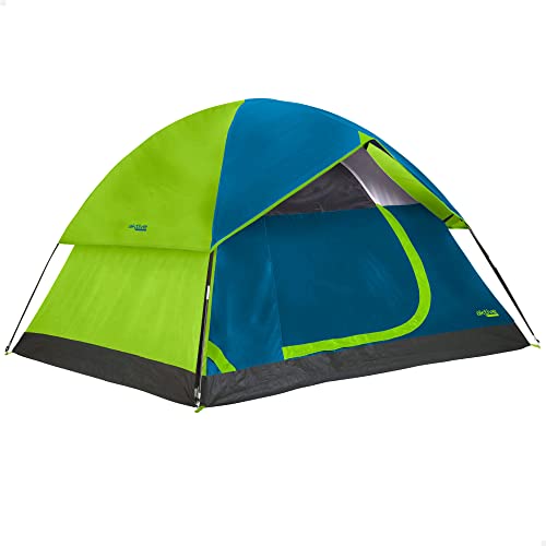 Tenda de Campismo AKTIVE (Azul - 2.4 x 2.1 x 1.3 m) AKTIVE - Barracas - poliéster, ripstop nylon, 2.4 x 2.1 x 1.3 m, 5/6 kg
