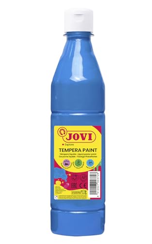 Tinta Lavável JOVI Escolar (500 ml - Azul) Jovi - Tinta, tinta de arte e esmalte - 500 ml, lavável, escolar, azul