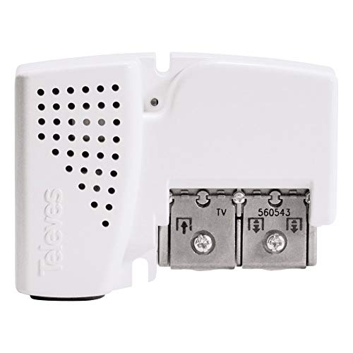 Amplificador de sinal de TV TELEVES 560543 (Branco) Televes - Baterias - RCA, compatível, plástico, branco