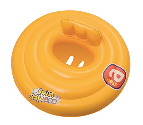 Porta de Banho Redonda BESTWAY Swim Safe ABC (68x68 cm) Bestway - Colchões e espreguiçadeiras de piscina - 30 kg, 4 câmaras, vinil resistente, fácil de instalar
