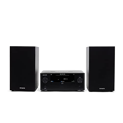 Micro Sistema Estéreo AIWA MSBTU-500 Preto Aiwa - Reprodutores de áudio e gravadores - 50 W, usb, preto
