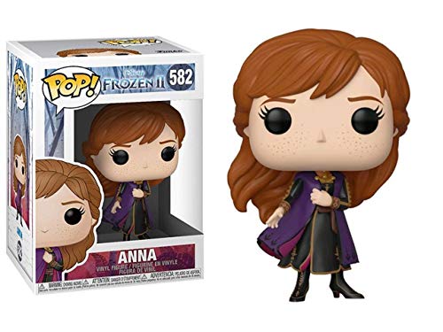 Figura FUNKO POP! Disney: Frozen II - Anna (Idade Mínima Recomendada: 4 anos) Funko - Bonecos de ação e brinquedo - frozen II, anna, vinil, 10 cm