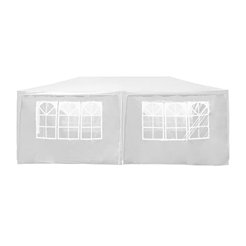 Pérgola de Jardim TOBOli (Branco - Poliéster - 300 x 600 cm) WilTec - Móveis de exterior - poliéster, branco, 300x600 cm, 3 metros