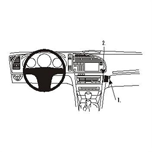 Suporte BRODIT 521100 para telemóvel Preto Brodit - Suportes para telemóveis - telemóvel, preto, saab, 9-3