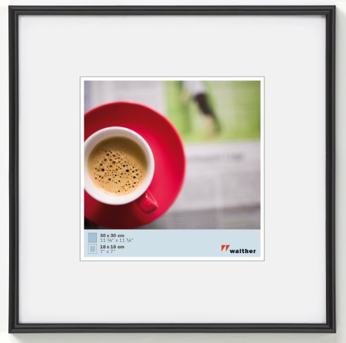 Walter Design K550H Frame Preto (Foto) Walther Design - Porta-retratos - preto, single picture, 50x50 cm, plástico