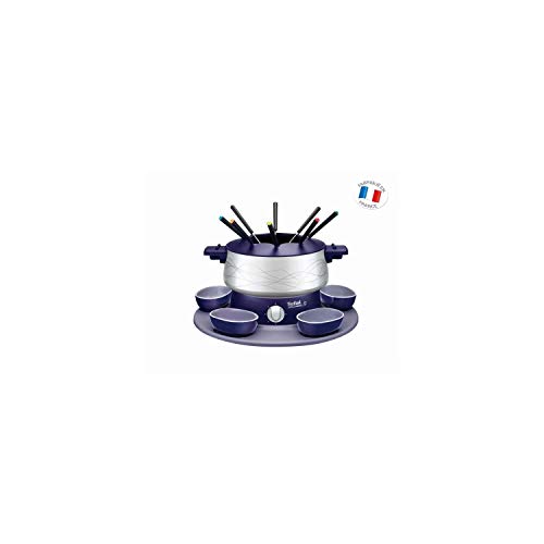 Conjunto de Fondue TEFAL (Aço inoxidável - Preto) Tefal - Panelas e conjuntos de fondue - aço inoxidável, preto, antiaderente, desmontável, termostato