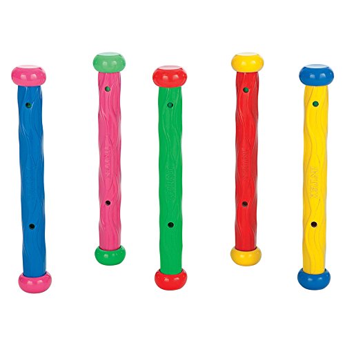 Conjunto de 5 Varas de Natação para Piscina Infantil INTEX INTEX - Brinquedos de piscina - 5 varas, piscina infantil, pvc, flexíveis, cor colorida