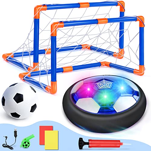 Lenbest Conjunto de Futebol Balão Flutuante (Idade Mínima Recomendada: 3 anos) POWFUace - Arcos de futebol - futebol, balão flutuante, porta, recarregável