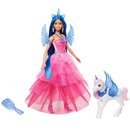 Boneca BARBIE Unicornio Azul (Idade Mínima: 3 anos) Barbie - Brinquedos - unicórnio, azul, idade mínima 3 anos