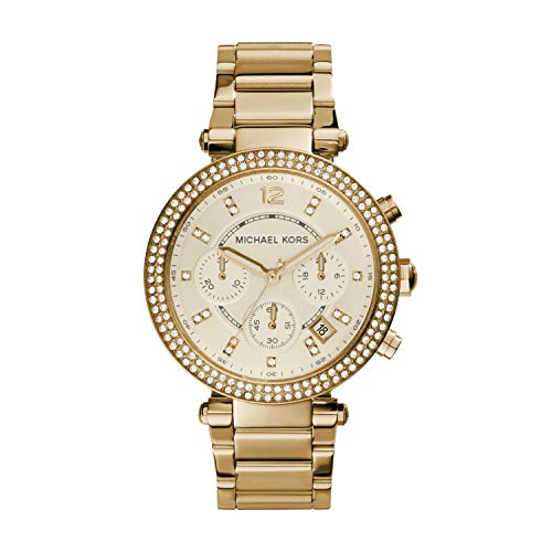 Michael Kors Mk5354 Relógio para Mulher Preto Aço Inoxidável Michael Kors - Relógios - aço inoxidável, preto, dourado, resistente