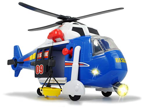 Brinquedo sobre Rodas SPIN MASTER 3308356 (3 anos) Dickie Toys - Helicópteros de brinquedo - helicóptero, asa móvel, luzes giratórias, 3 anos
