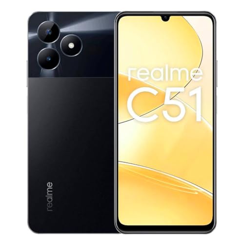 Smartphone REALME C51 (6.5'' - 6 GB - 256 GB - Preto) Realme - Telemóveis - 6.5 polegadas, 6 GB RAM, 256 GB, Android 11