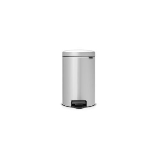 Caixote Do Lixo Brabantia Newicon 12L Cinza Brabantia - Lixeiras e cestos de lixo - 12L, pedal, anti-deslizante, compartimento oculto