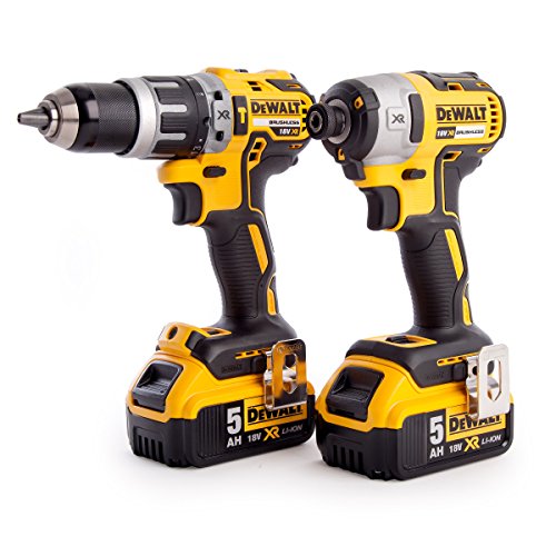 Berbequim de Percussão DEWALT DCK266P2T-QW Dewalt - Conjuntos de ferramentas elétricas - 18v, XR tecnologia, 2 velocidades, torque ajustável