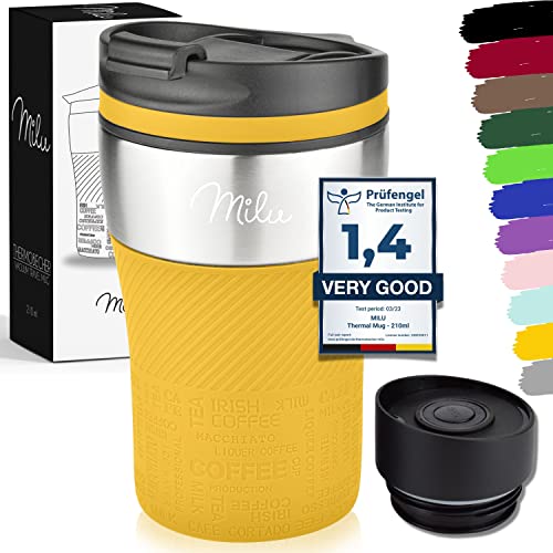 Garrafa de Viagem MILU Termo (210 ml) (Vermelho) Milu - Porta-alimentos e bebidas - aço inoxidável, 210 ml, removível, BPA livre