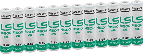 Pilha Recarregável SAFT LS 14500 3,6V (Lítio - 3.6 V) Saft - Baterias - litio, 1450 mAh, 3,6 V, universal
