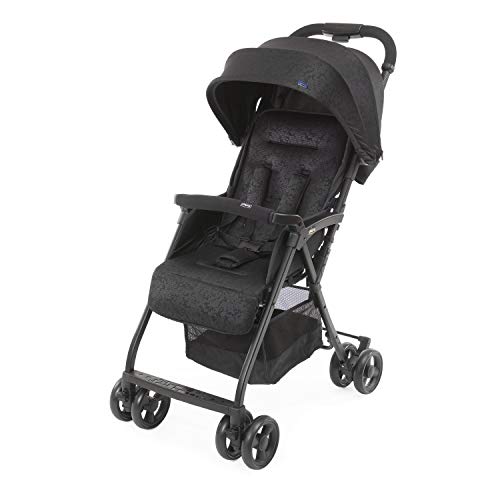 Carrinho de Bebé Individual CHICCO Ohlala Black Chicco - Carrinhos de bebê - preto, vermelho, cesto grande, capota protetora