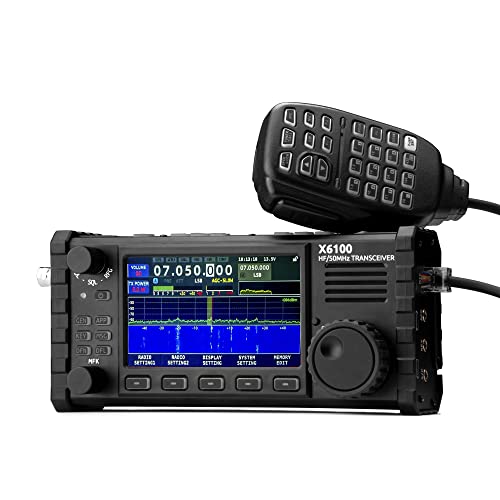Rádio XIEGU X6100 (Transmissor - 160-30 mhz) Xiegu - Acessórios de rádio de comunicação - transmissor, 160-30 mhz