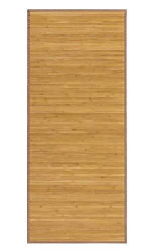 Tapete LIRAGRAM Bambu Castanho Escuro (75 x 175 cm) Hogar y Mas - Tapetes - bambu, castanho escuro, 75x175 cm