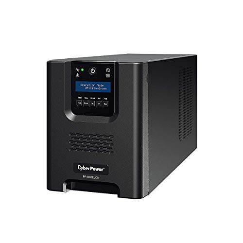 UPS CYBERPOWER PR1000ELCD (8 Tomadas - 900 W - 1000 V) CyberPower - Ups - 8 tomadas, 900 W, 1000 V, capacidade 1000 VA