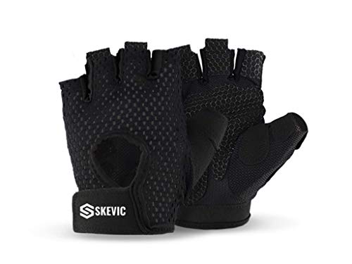 Luvas SKEVIC Homem e Mulher (Tamanho Único) Skevic - Luvas de levantamento de peso e suportes para as mãos - homem, mulher, tamanho único