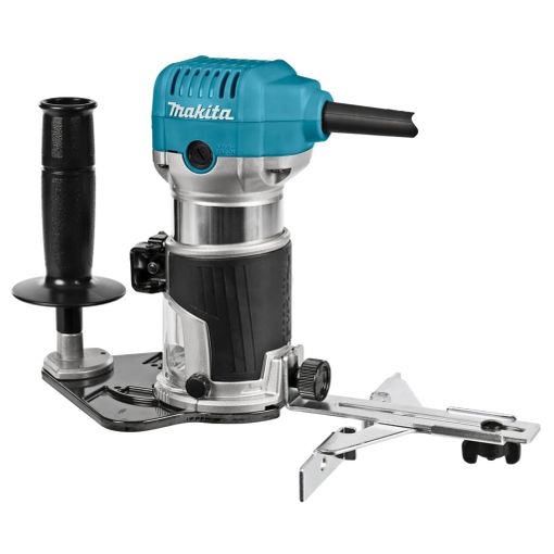 Makita Rt0700Cx3J Router/Trimmer Preto, Azul, Inox 30000 Rpm 710 W Makita - Ferramentas de roteamento - 30000 rpm, 8 mm, velocidade variável, 710 w