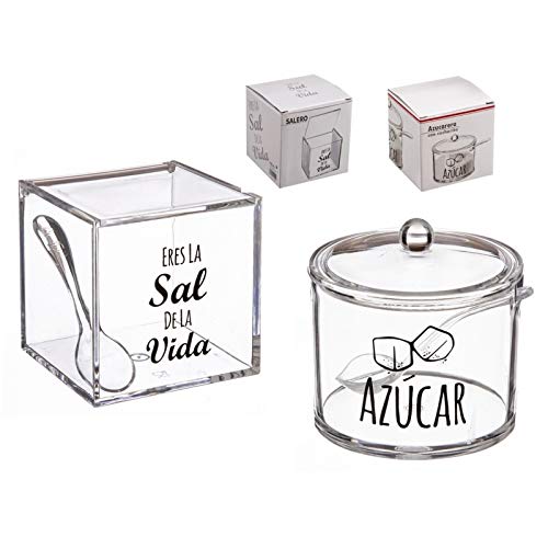 Saleiro e Pimenteiro LIONELO Super Original (Plástico - 7.5 x 20.8 cm) Dcasa - Açucareiros e leiteiras - plástico, 7.5 x 20.8 cm