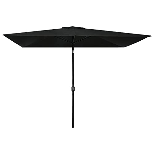 Guarda-Sol VIDA XL com Varão (Preto - 3.5x3.5m) vidaXL - Móveis de exterior - varão, 3.5x3.5m, preto