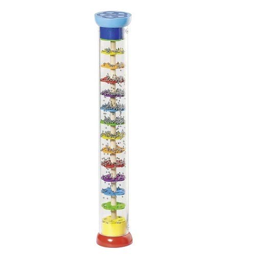 Goki Tambor de Chuva (Idade Mínima Recomendada: 3 anos) Goki - Instrumentos de brinquedo - brinquedo, bolinhas, chuva, 3 anos