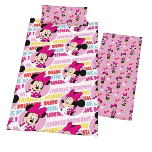 Conjunto de Lençóis DISNEY Minnie Mouse Summer Klaus Herding GmbH - Roupa de cama e cama - conjunto, lençóis, disney, minnie mouse, summer