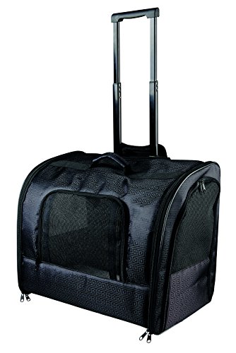Transportadora para Animais de Estimação TRIXIE Roller | Preto TRIXIE - Transportadoras e gaiolas para animais de estimação - rodas, segurança, vinil resistente, antiderrapante