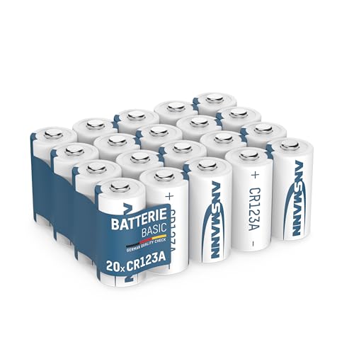 Pilha Recarregável ANSMANN CR123A (1 x 3 V) Ansmann - Baterias de uso geral - ião-lítio, 3 V, 1200 mAh, preto