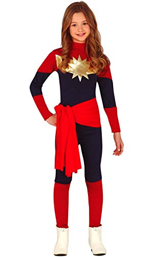 Fato de Menina DISFRAZZES Capitão Espacial Vermelho e Azul (Tam: 5 a 6 anos) DISFRAZZES - Fantasias - vermelho, azul, espacial, capitão