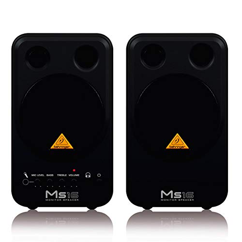 Monitor BEHRINGER MS16-EU (2 Canais - 40 W) Behringer - Acessórios de computador - 2 canais, 40 W