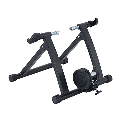Rolo de Treino para Bicicletas HOMCOM | 54.5 x 47.2 x 47.2 x 39.1cm - Preto HOMCOM - Rolo de treino para bicicleta - treino, bicicletas, preto