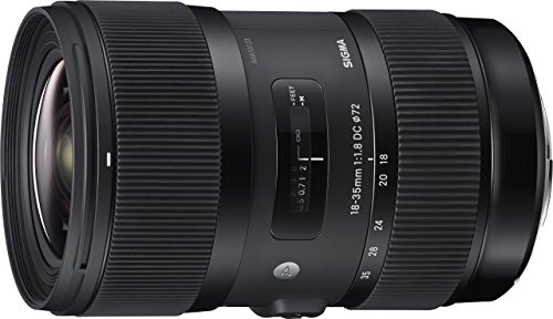 Objetiva Sigma 18-35mm f/1.8 DC HSM | Preto (Objeto Fotográfico) Sigma - Lentes de câmera - 18-35mm, f/1.8, wide-angle, canon ef