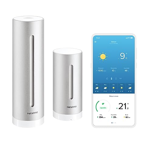 Estação meteorológica NETATMO NWS-AMZ (Wireless - Preto) Netatmo - Previsores do tempo e estações - wireless, preto