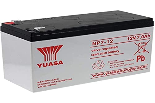 Bateria Yuasa NP7-12 7Ah/12V Vds (Recondicionado Como Novo) Yuasa - Baterias - 7Ah, 12V, recondicionado