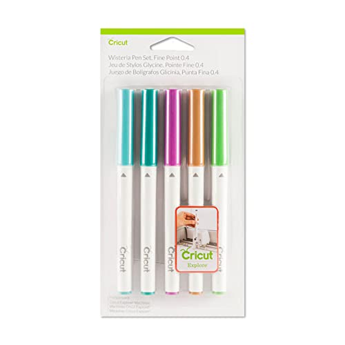 Caneta Fineliner CRICUT 5 Cores (Multicor - Ponta Fina - 0.3 mm) Trimcraft UK Ltd - Instrumentos de escrita e desenho - 5 cores, multicor, ponta fina, 0.3 mm