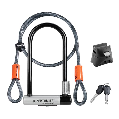 Cadeado para Bicicletas KRYPTONITE U-lock Kryptolok std Kryptonite - Fechaduras e chaves - anti-corte, 1,0mm, 120 kg, 6/10