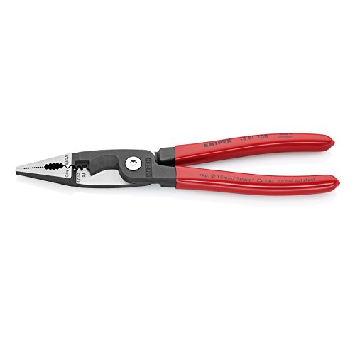 Knipex 13 81 200 alicate Alicates de pontas compridas KNIPEX - Alicates - ferro, plástico, vermelho, 2 cm