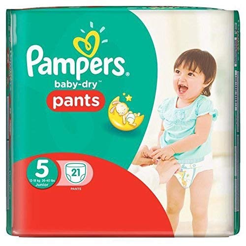 Fraldas PAMPERS Premium Protection Size 5 (16-22 kg) Pampers - Fraldas - 16-22 kg, 12 horas, ultra-elástico, conforto