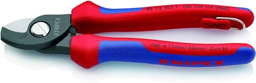 Knipex 95 12 165 T alicate Alicate de corte lateral KNIPEX - Ferramentas para fios e cabos - ferro, 16,5 cm, 15 mm, pega