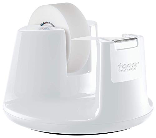 Tesoura de Papel TESA Compacto (19 mm - Branco) TESA - Dispensadores de fita - 19 mm, branco, lâmina de aço inoxidável