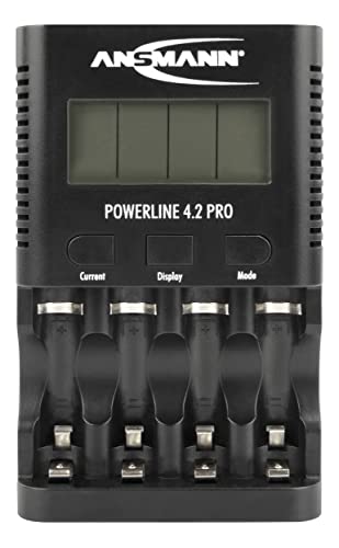 Carregador de Baterias ANSMANN Powerline 4.2 Pro Ansmann - Carregadores de bateria de uso geral - universal, display, usb, ni-mh