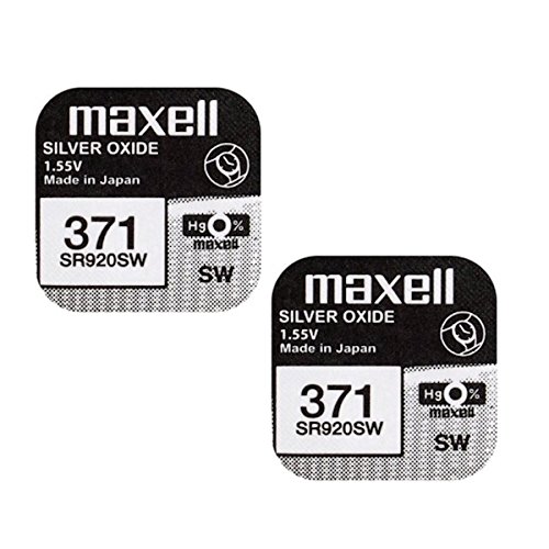 Pilhas MAXELL 371 SR920SW (2 unidades) (Recondicionado Como Novo) Maxell - Baterias - 2 pilhas, aa, 1,5v, recondicionado