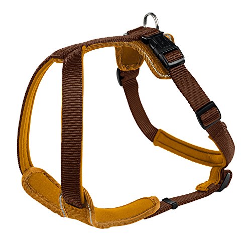 Peitoral para Cães HUNTER (Castanho - L) Hunter - Coleiras e arnês para animais de estimação - cães, castanho, L
