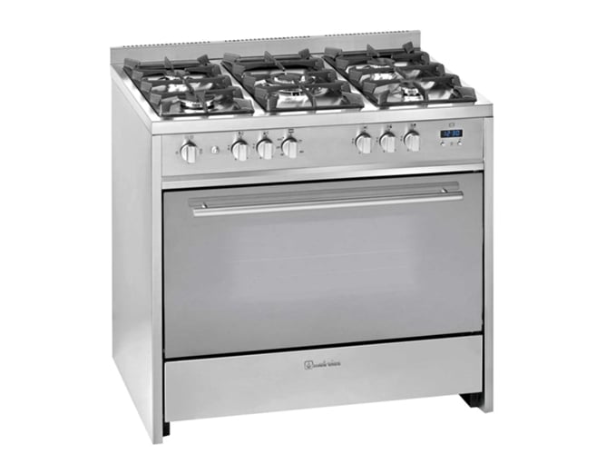 Fogão G 90 Sp X 116 L Gás Butano-Propano Inox MEIRELES Meireles - Eletrodomésticos - gás, butano-propano, inox, 5 zonas