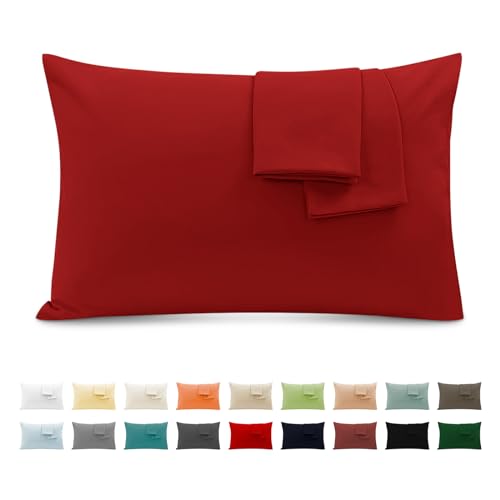 Conjunto de 2 Almofadas LUXURIOUS HOME FASHION com Capa de Algodão (50 x 80 cm) Poligino - Fronhas e almofadas - almofadas, algodão, capa, 50x80cm